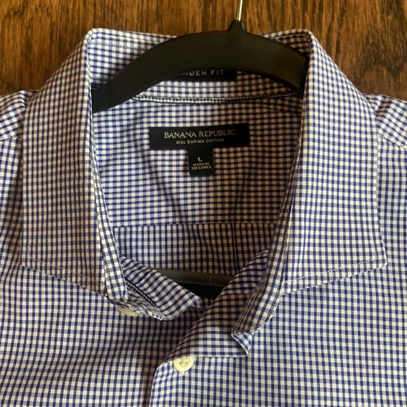 Banana Republic Button Down Dress Shirt - L - Picture 2 of 2